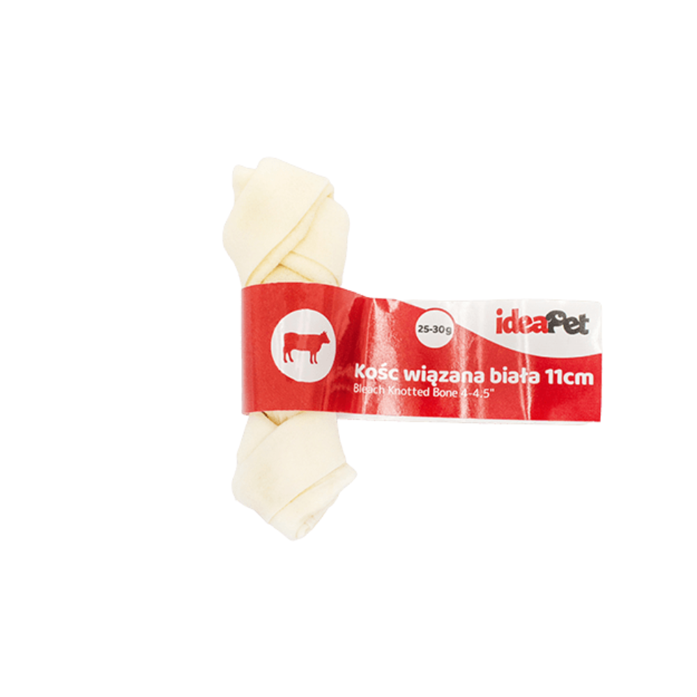 Skanėstas šunims galvijų odos mazgas, 11 cm