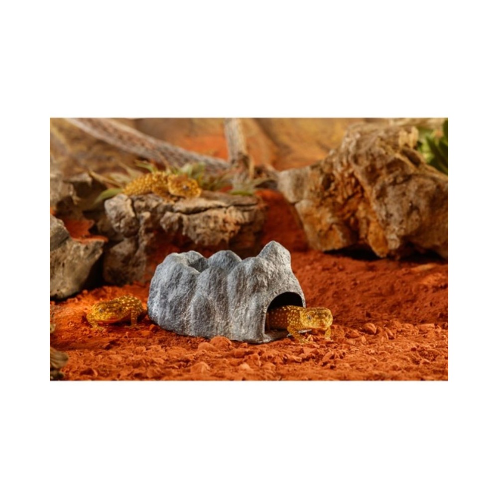 Slėptuvė ropliams Exoterra Wet Rock Medium, 9x10,5x16,5 cm
