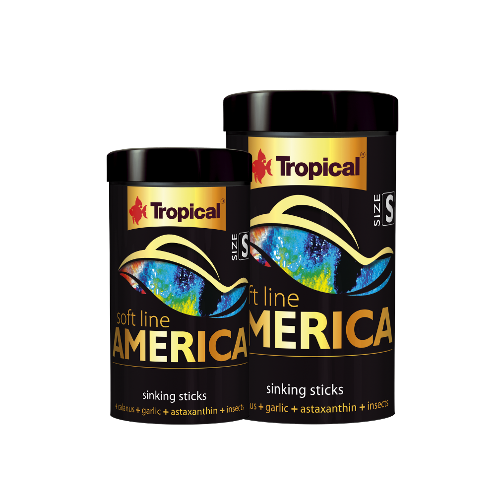 Tropical Soft Line America S maistas visaėdėms ir mėsėdėms Amerikos žuvims, minkštas 100 ml