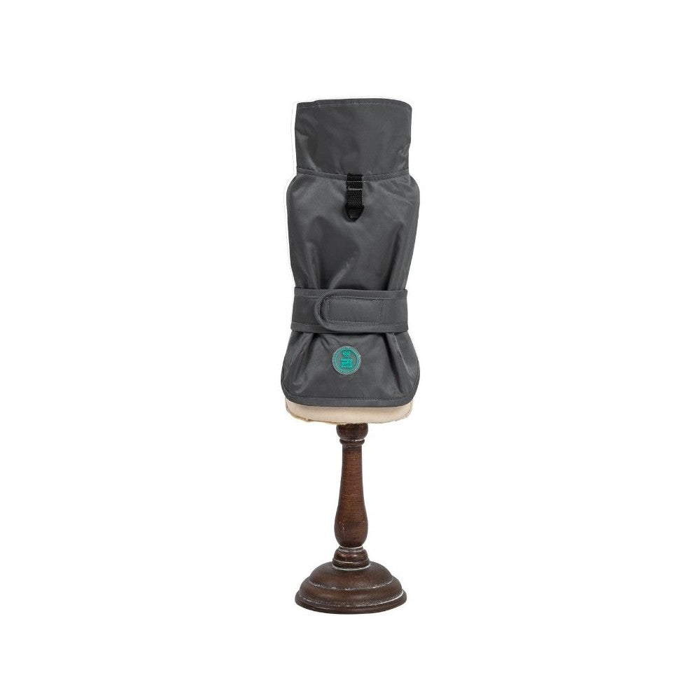 Striukė lietpaltis šunims Paw Shield, pilkas, 55 cm