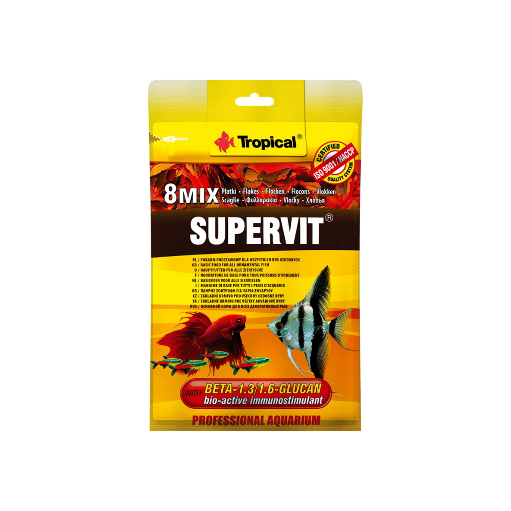 Tropical Supervit maistas žuvims su Beta-gliukanu 12 g