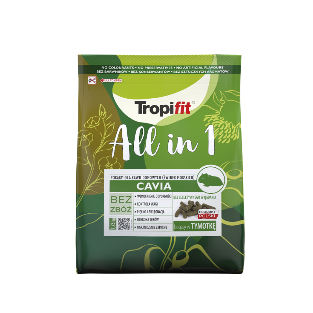 Tropifit All in 1 Cavia pašaras jūrų kiaulytėms, 500 g