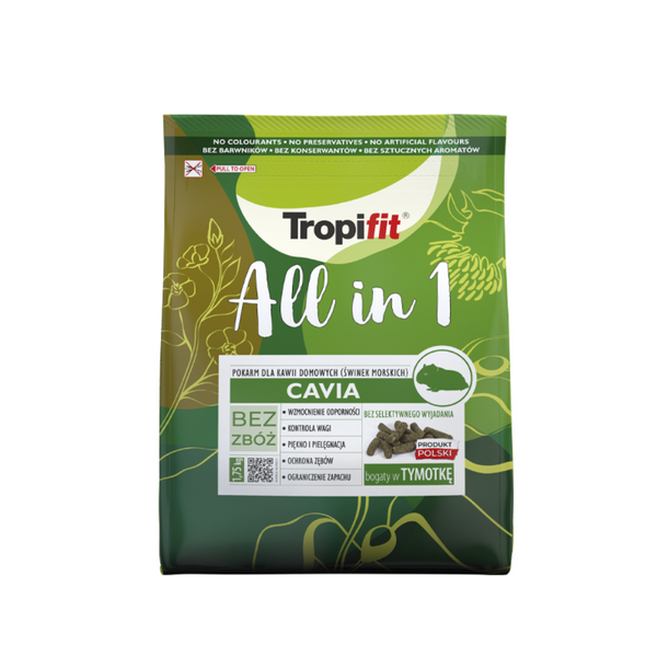 Tropifit All in 1 Cavia pašaras jūrų kiaulytėms, 500 g
