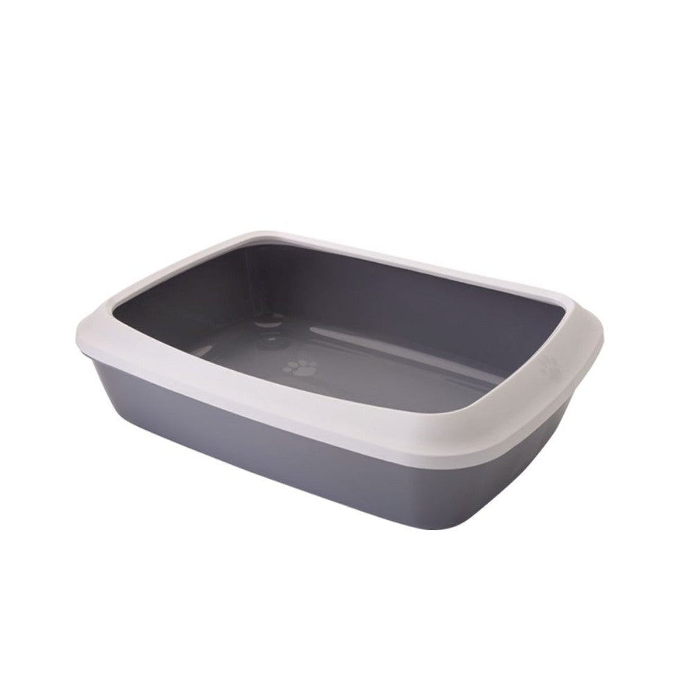 Tualetas katėms Iriz, 50x36,5x11,5 cm, pilkas