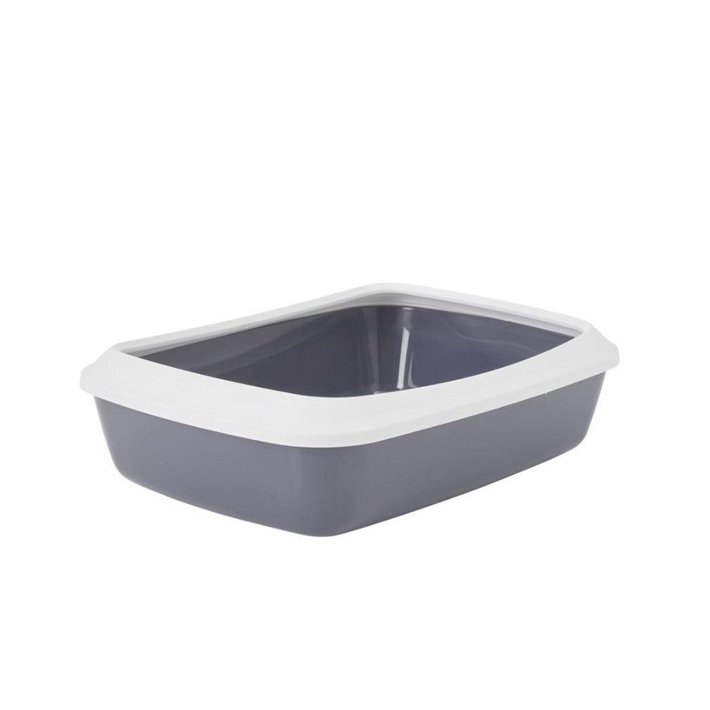 Tualetas katėms Iriz, 50x36,5x11,5 cm, pilkas
