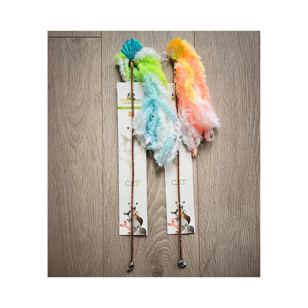 Žaislas katėms meškerė, 44 cm