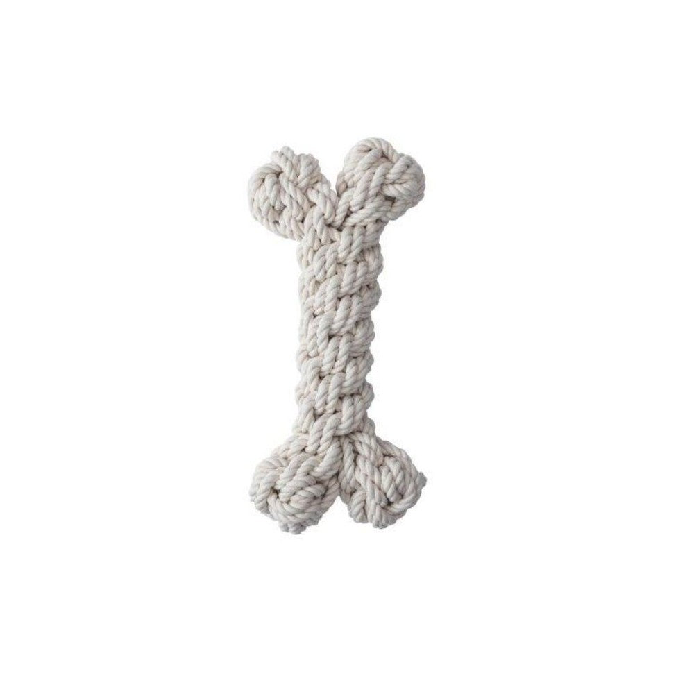 Quapas! Žaislas šunims iš natūralios virvės, kaulas, XXL, 40 cm