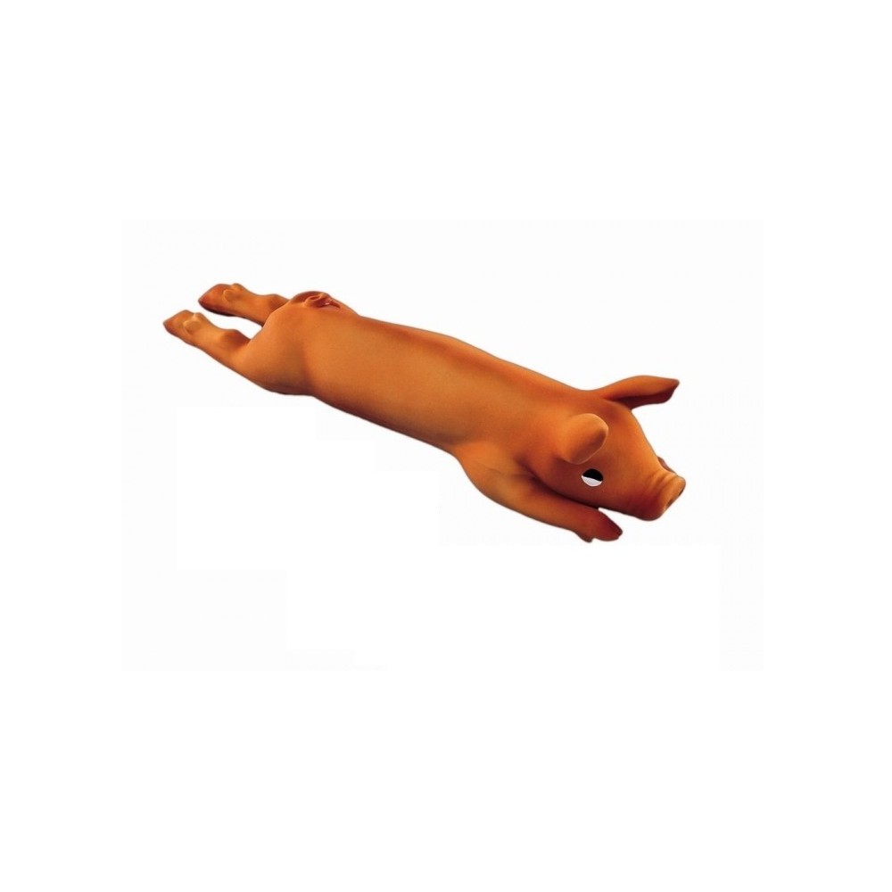Žaislas šunims lateksinė kiaulė  S, 14 cm